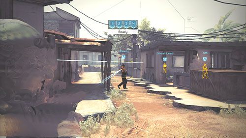 Zanim przywołamy drona oznaczamy ostatnich czterech przeciwników - Misja 3 Noble Tempest (3) | Opis przejścia Ghost Recon - Future Soldier - Tom Clancys Ghost Recon: Future Soldier - poradnik do gry