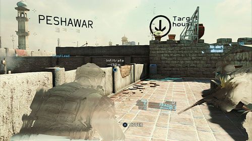 Misję rozpoczynamy od przejścia przez okno wprost na dachy budynków - Misja 4 Tiger Dust (1) | Opis przejścia Ghost Recon - Future Soldier - Tom Clancys Ghost Recon: Future Soldier - poradnik do gry