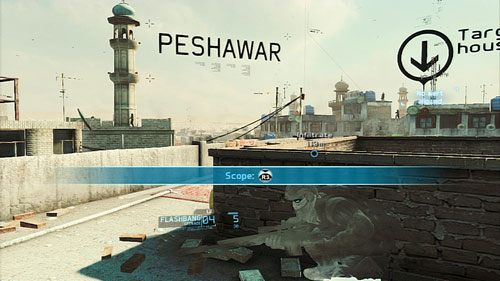 Gdy trafimy na wrogów wykonujemy rozpoznanie terenu - Misja 4 Tiger Dust (1) | Opis przejścia Ghost Recon - Future Soldier - Tom Clancys Ghost Recon: Future Soldier - poradnik do gry