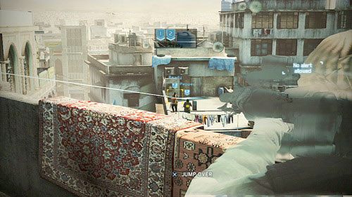 Mając idealny widok na pozostałych dwóch przeciwników oznaczamy ich i eliminujemy - Misja 4 Tiger Dust (1) | Opis przejścia Ghost Recon - Future Soldier - Tom Clancys Ghost Recon: Future Soldier - poradnik do gry