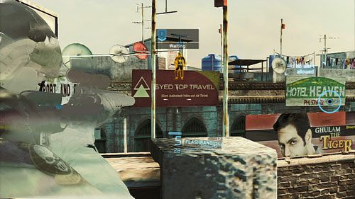 Gdy przejdziemy wąskim przesmykiem między budynkami idziemy w prawo - Misja 4 Tiger Dust (1) | Opis przejścia Ghost Recon - Future Soldier - Tom Clancys Ghost Recon: Future Soldier - poradnik do gry