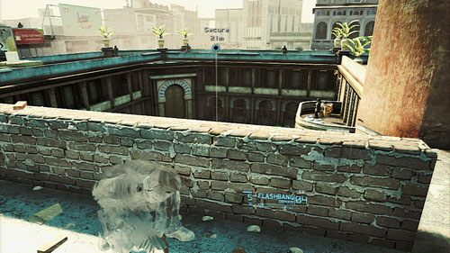 Następnie podchodzimy pod wieżę, z której ściągnęliśmy ostatniego przeciwnika - Misja 4 Tiger Dust (1) | Opis przejścia Ghost Recon - Future Soldier - Tom Clancys Ghost Recon: Future Soldier - poradnik do gry