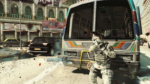 Po dobiegnięciu do rozwidlenia udajemy się w prawo i dalej toczymy walkę - Misja 4 Tiger Dust (2) | Opis przejścia Ghost Recon - Future Soldier - Tom Clancys Ghost Recon: Future Soldier - poradnik do gry