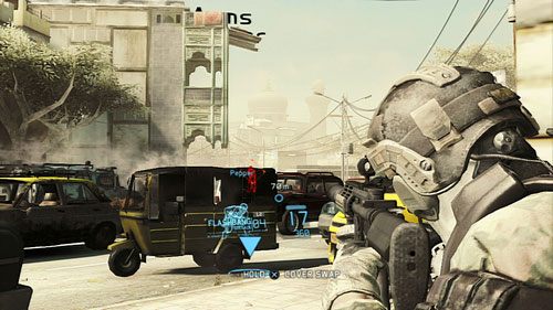 Pokonując kolejne grupki przeciwników trafimy na żołnierzy uzbrojonych w wyrzutnie rakiet - Misja 4 Tiger Dust (2) | Opis przejścia Ghost Recon - Future Soldier - Tom Clancys Ghost Recon: Future Soldier - poradnik do gry