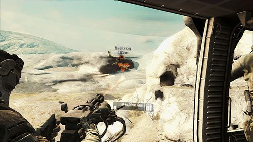 Koniec zabawy z działkiem zapowie śmigłowiec, którego należy jak najszybciej zniszczyć - Misja 4 Tiger Dust (2) | Opis przejścia Ghost Recon - Future Soldier - Tom Clancys Ghost Recon: Future Soldier - poradnik do gry