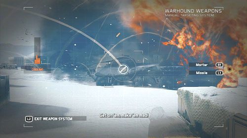 Przedzierając się przez drugą część bazy wpadniemy na ciężko opancerzony pojazd bojowy - Misja 5 Silent Talon (1) | Opis przejścia Ghost Recon - Future Soldier - Tom Clancys Ghost Recon: Future Soldier - poradnik do gry