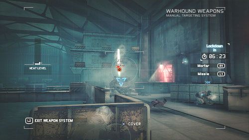 Gdy trafimy na wrota po prawej oświetlone czerwonym światłem przygotujmy się na większy wysyp przeciwników - Misja 5 Silent Talon (2) | Opis przejścia Ghost Recon - Future Soldier - Tom Clancys Ghost Recon: Future Soldier - poradnik do gry