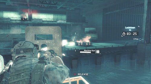 Nasze przedzieranie się przez bazę przeciwnika zakończy starcie z żołnierzami okupującymi przeciwległy brzeg - Misja 5 Silent Talon (2) | Opis przejścia Ghost Recon - Future Soldier - Tom Clancys Ghost Recon: Future Soldier - poradnik do gry