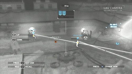 Na koniec pozbywamy się dwóch przeciwników patrolujących obszar przed wejściem do budynku - Misja 6 Firefly Rain (1) | Opis przejścia Ghost Recon - Future Soldier - Tom Clancys Ghost Recon: Future Soldier - poradnik do gry