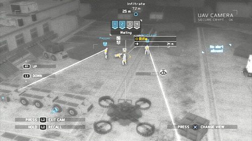 Na koniec oznaczamy ostatnich czterech przeciwników, chowamy drona i wraz z kompanami zdejmujemy cele - Misja 6 Firefly Rain (2) | Opis przejścia Ghost Recon - Future Soldier - Tom Clancys Ghost Recon: Future Soldier - poradnik do gry