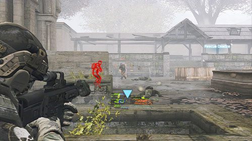 Ze względu na ograniczenie czasowe kończymy cichą eliminację przeciwników i rozpoczynamy szturmowanie kościoła - Misja 7 Ember Hunt (3) | Opis przejścia Ghost Recon - Future Soldier - Tom Clancys Ghost Recon: Future Soldier - poradnik do gry