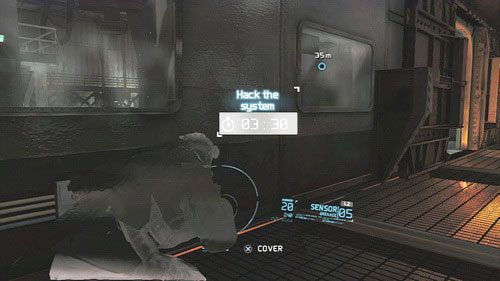 Przechodząc pustym korytarzem dostaniemy limit czasowy, w którym musimy dotrzeć do pokoju kontrolnego - Misja 8 Deep Fire (2) | Opis przejścia Ghost Recon - Future Soldier - Tom Clancys Ghost Recon: Future Soldier - poradnik do gry