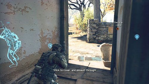 Wychodząc z budynku wpadniemy na aleję snajperów - Misja 9 Valiant Hammer (2) | Opis przejścia Ghost Recon - Future Soldier - Tom Clancys Ghost Recon: Future Soldier - poradnik do gry