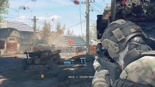 Głównym obiektem naszego zainteresowania powinny być wieżyczki automatyczne - Misja 9 Valiant Hammer (3) | Opis przejścia Ghost Recon - Future Soldier - Tom Clancys Ghost Recon: Future Soldier - poradnik do gry