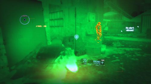 Przechodzimy przez niego by ominąć kolejnego strażnika i udajemy się w stronę punktu nawigacyjnego - Misja 10 Gallant Thief (1) | Opis przejścia Ghost Recon - Future Soldier - Tom Clancys Ghost Recon: Future Soldier - poradnik do gry