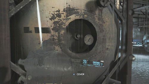 Zaraz przed podłożeniem nadajnika dokonujemy szybkiego zwiadu dronem i gdy będzie pusto zabieramy się do dzieła - Misja 10 Gallant Thief (2) | Opis przejścia Ghost Recon - Future Soldier - Tom Clancys Ghost Recon: Future Soldier - poradnik do gry