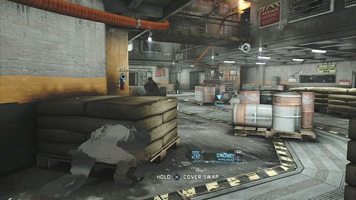 Korytarzem dostaniemy się o przestronnego pomieszczenia - Misja 10 Gallant Thief (2) | Opis przejścia Ghost Recon - Future Soldier - Tom Clancys Ghost Recon: Future Soldier - poradnik do gry