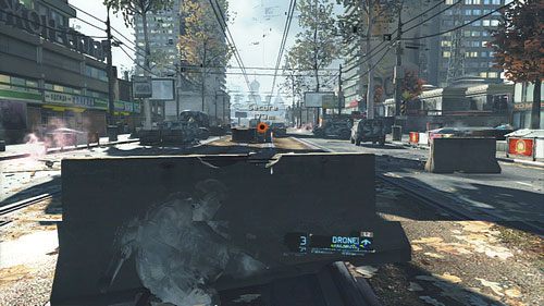 Trzymając się za zasłoną czyścimy pierwszy fragment ulicy - Misja 11 Invisible Bear (2) | Opis przejścia Ghost Recon - Future Soldier - Tom Clancys Ghost Recon: Future Soldier - poradnik do gry