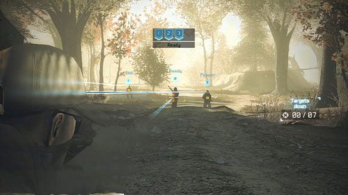 Przechodzimy przez bramę i ostrożnie posuwamy się naprzód - Misja 12 Shattered Mountain (1) | Opis przejścia Ghost Recon - Future Soldier - Tom Clancys Ghost Recon: Future Soldier - poradnik do gry