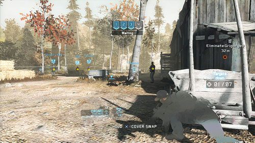 Przechodząc za budynkiem dostajemy się na jego drugą stronę - Misja 12 Shattered Mountain (1) | Opis przejścia Ghost Recon - Future Soldier - Tom Clancys Ghost Recon: Future Soldier - poradnik do gry
