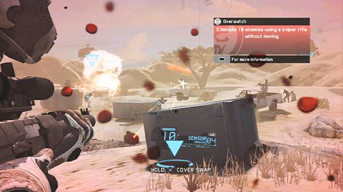 Aby wykonać to wyzwanie musimy posiadać jedną z wymienionych snajperek - Misja 2 Subtle Arrow (1) | Wyzwania w Ghost Recon - Future Soldier - Tom Clancys Ghost Recon: Future Soldier - poradnik do gry