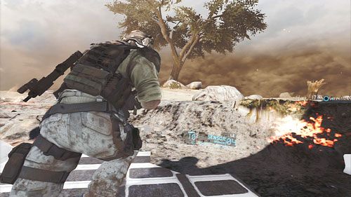 Odpowiednią liczbę wrogów w jednym miejscu znajdziemy pod koniec misji po odnalezieniu czarnej skrzynki - Misja 2 Subtle Arrow (1) | Wyzwania w Ghost Recon - Future Soldier - Tom Clancys Ghost Recon: Future Soldier - poradnik do gry