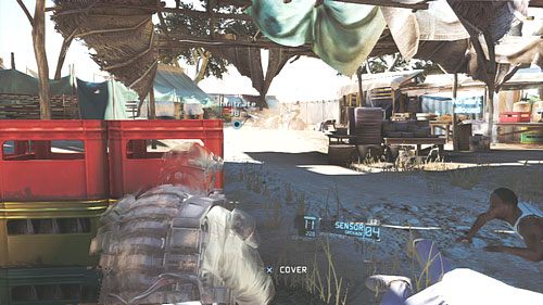 Następnych napotkanych przeciwników oznaczamy i wydajemy rozkaz do ich eliminacji (sami nie będziemy mogli oddać strzału) - Misja 2 Subtle Arrow (1) | Wyzwania w Ghost Recon - Future Soldier - Tom Clancys Ghost Recon: Future Soldier - poradnik do gry