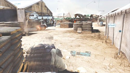 Zanim nasz cel się oddali zajmujemy się trzema przeciwnikami nadzorującymi ładujących tubylców - Misja 2 Subtle Arrow (2) | Wyzwania w Ghost Recon - Future Soldier - Tom Clancys Ghost Recon: Future Soldier - poradnik do gry