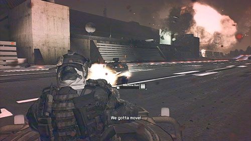 Jedynym miejscem, w którym nie musimy się przejmować ilością wystrzelonych pocisków jest przejażdżka pojazdem wyposażonym w działko - Misja 6 Firefly Rain (1) | Wyzwania w Ghost Recon - Future Soldier - Tom Clancys Ghost Recon: Future Soldier - poradnik do gry