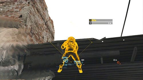 Po oczyszczeniu parteru wychodzimy na dach i pozbywamy się żołnierza obsługującego działko - Misja 7 Ember Hunt (2) | Wyzwania w Ghost Recon - Future Soldier - Tom Clancys Ghost Recon: Future Soldier - poradnik do gry