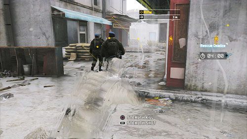 Kiedy tylko skręcą za róg w prawo łamiemy im karki i przechodzimy uliczką na tyły wroga - Misja 7 Ember Hunt (2) | Wyzwania w Ghost Recon - Future Soldier - Tom Clancys Ghost Recon: Future Soldier - poradnik do gry