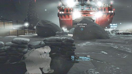 Pomiędzy nami a statkiem natrafimy na dość rozległy teren patrolowany przez kilku strażników - Misja 8 Deep Fire | Wyzwania w Ghost Recon - Future Soldier - Tom Clancys Ghost Recon: Future Soldier - poradnik do gry