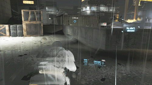 Gdy zmieni się nasz punkt nawigacyjny podchodzimy do naszego wejścia na powierzchnię i przez murek zeskakujemy w dół - Misja 10 Gallant Thief (2) | Wyzwania w Ghost Recon - Future Soldier - Tom Clancys Ghost Recon: Future Soldier - poradnik do gry