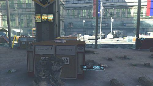 Ostatnim etapem misji, w którym możemy wykonać to wyzwanie jest obrona kawiarenki - Misja 11 Invisible Bear | Wyzwania w Ghost Recon - Future Soldier - Tom Clancys Ghost Recon: Future Soldier - poradnik do gry