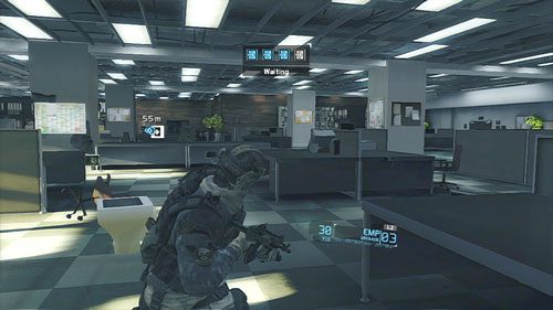 Ostatnim miejscem, w jaki znajdziemy żołnierzy Bodark jest wnętrze budynku biurowego - Misja 11 Invisible Bear | Wyzwania w Ghost Recon - Future Soldier - Tom Clancys Ghost Recon: Future Soldier - poradnik do gry