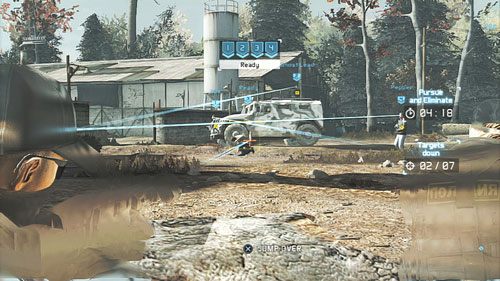 Pośpiesznie schodzimy w dół i oznaczmy czterech strażników przed bramą - Misja 12 Shattered Mountain (2) | Wyzwania w Ghost Recon - Future Soldier - Tom Clancys Ghost Recon: Future Soldier - poradnik do gry