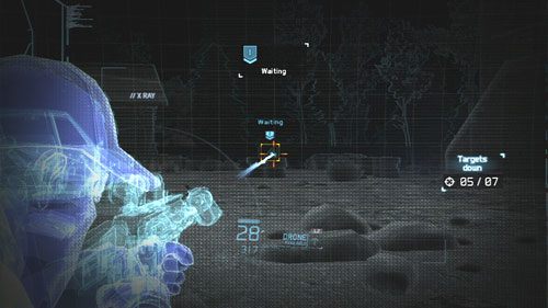 Na koniec pozbywamy się żołnierza z jednostki specjalnej, który wejdzie na teren przez dziurę w murze niedaleko wysokiego budynku - Misja 12 Shattered Mountain (2) | Wyzwania w Ghost Recon - Future Soldier - Tom Clancys Ghost Recon: Future Soldier - poradnik do gry