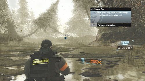 Gdy teren będzie czysty udajemy się na bagna by pomyślnie zakończyć wyzwanie - Misja 12 Shattered Mountain (2) | Wyzwania w Ghost Recon - Future Soldier - Tom Clancys Ghost Recon: Future Soldier - poradnik do gry