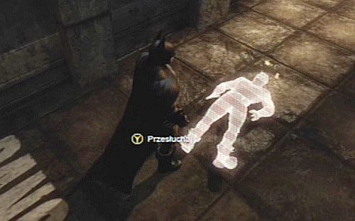 Nie możesz znokautować przeciwnika oznaczonego białą poświatą, który przesłuchany udzieli Ci informacji o kluczach - Uratuj więzionych policjantów - Opis przejścia - Batman: Arkham City - Harley Quinns Revenge - poradnik do gry