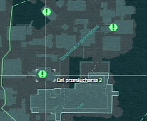 Na mapie pojawią się trzy nowe cele, będące celami do przesłuchania - Przesłuchaj trzech zbirów - Opis przejścia - Batman: Arkham City - Harley Quinns Revenge - poradnik do gry