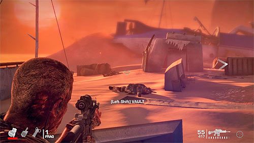 W trakcie staczanych tu walk musisz się pilnować, albowiem wrogowie będą podejmowali zapewne próby atakowania Cię od lewej flanki - Rozdział XIII - Adams - Przetrzymaj ataki sił wroga | Opis przejścia - Spec Ops: The Line - poradnik do gry