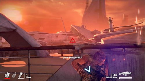 Kontynuuj przemarsz wśród wraków okrętów, rozglądając się za skrzynkami z zapasami i nie dając się nikomu zaskoczyć - Rozdział XIII - Adams - Podążaj za sygnałem Lugo | Opis przejścia - Spec Ops: The Line - poradnik do gry