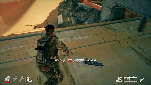 Docelowo musisz zabezpieczyć całą tę okolicę - Rozdział II - The Dune - Dostań się do Gniazda | Opis przejścia - Spec Ops: The Line - poradnik do gry