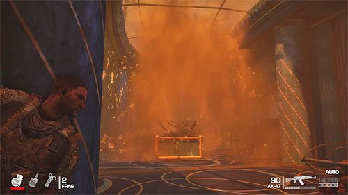 Po odzyskaniu kontroli nad Walkerem przystąp do ostrzeliwania widocznych w oddali wrogów, korzystając oczywiście przez cały czas z zasłon - Rozdział III - Underneath - Podążaj dalej | Opis przejścia Spec Ops The Line - Spec Ops: The Line - poradnik do gry