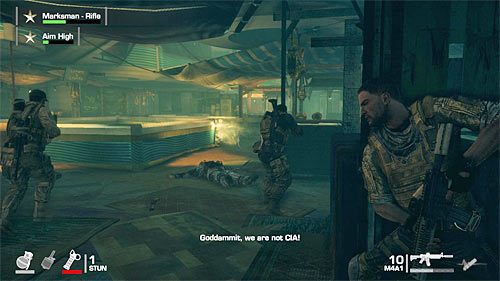 Obróć się w prawo i zacznij sukcesywnie przebijać się przez tutejszy rynek - Rozdział IV - The Refugees - Odszukaj członków 33 pułku piechoty | Opis przejścia - Spec Ops: The Line - poradnik do gry