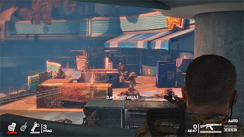 Rozejrzyj się za niewielkim pomieszczeniem z granatami i ponownie skorzystaj ze schodów - Rozdział IV - The Refugees - Przedostań się na niższe piętra | Opis przejścia - Spec Ops: The Line - poradnik do gry