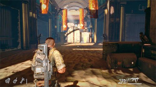 Pozostało Ci już tylko opuścić tę lokację i jest to czysta formalność, albowiem w okolicy nie spotkasz żadnych dodatkowych przeciwników - Rozdział VII - The Battle - Dotrzyj do bramy | Opis przejścia Spec Ops The Line - Spec Ops: The Line - poradnik do gry