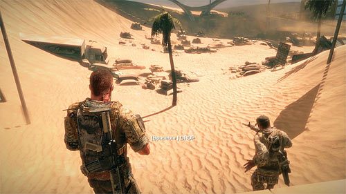 Powróć do miejsca startu i skorzystaj z jednego z interaktywnych zaczepów - Rozdział IX - The Road - Wykonuj polecenia Konrada | Opis przejścia - Spec Ops: The Line - poradnik do gry