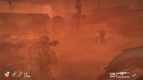 Cel Twojej podróży to wejście do tunelu, które pokazane zostało na powyższym screenie - Rozdział IX - The Road - Znajdź schronienie | Opis przejścia Spec Ops The Line - Spec Ops: The Line - poradnik do gry