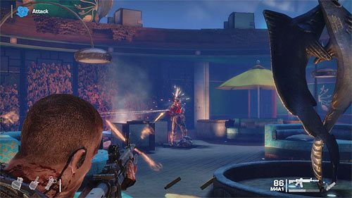 Kontynuuj atakowanie przeciwników przebywających w sąsiednim pomieszczeniu, broniąc się przy wejściu lub przesuwając się nieco dalej - Rozdział X - Riggs - Podążaj za Riggsem do koloseum | Opis przejścia - Spec Ops: The Line - poradnik do gry